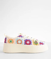 Dirty Laundry Rambling Crochet Platform Sneaker