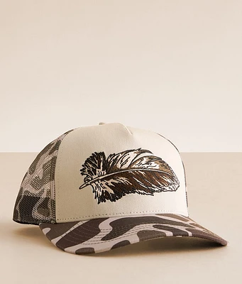 Mallard Feather Trucker Hat