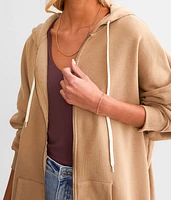 Drop Shoulder Hoodie - One