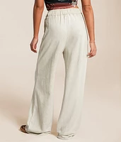 Washed Wide Leg Pant