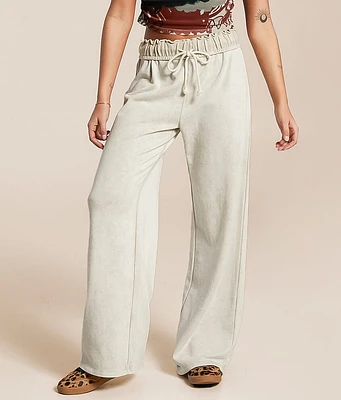 Washed Wide Leg Pant
