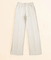 Girls - Heathered Wide Leg Pant