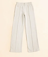 Girls - Heathered Wide Leg Pant