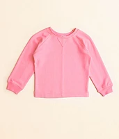 Girls - BKE Raw Edge Neon Pullover