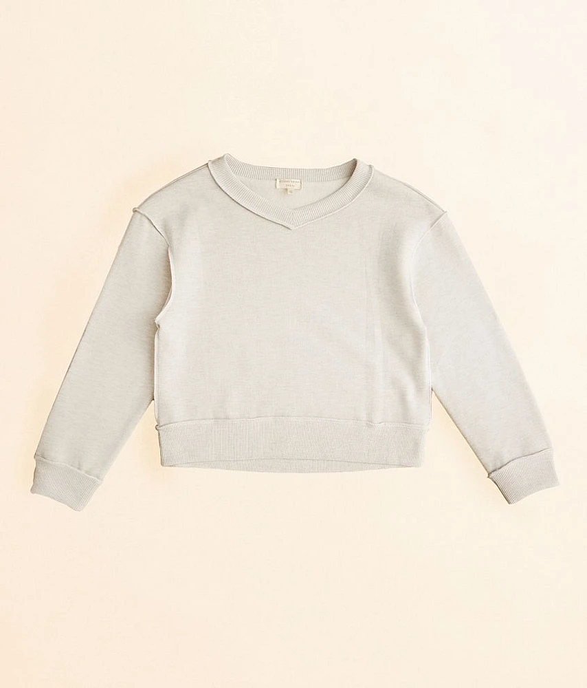 Girls - Heathered Pullover