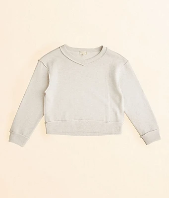 Girls - Heathered Pullover