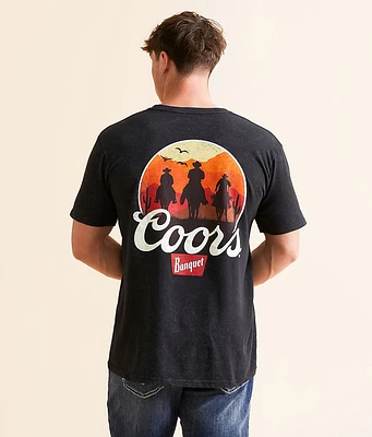 Changes Coors Banquet Cowboy Circle Lock T-Shirt