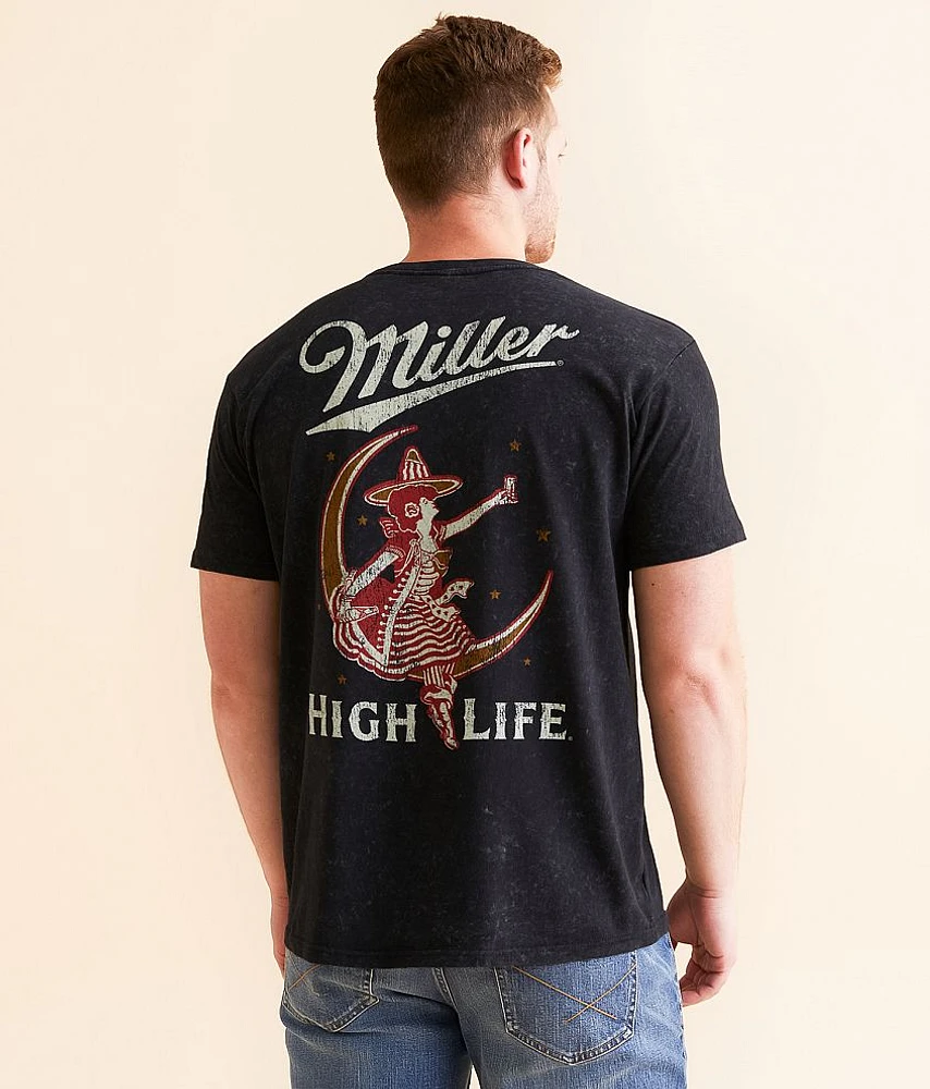 Changes Miller High Life Moon Girl T-Shirt