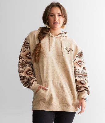 Yellowstone Aztec Print Hooded Sweatshirt