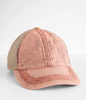 C.C Stone Washed Ponytail Baseball Hat