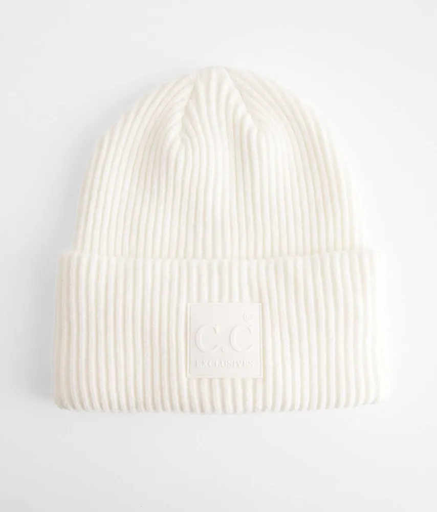 C.C Ribbed Beanie