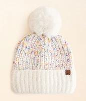 Confetti Pom Beanie