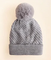 Rhinestone Pom Beanie
