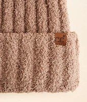 Chenille Pom Beanie