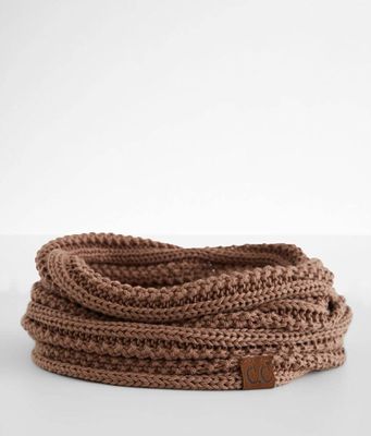 C.C Ribbed Infinity Scarf