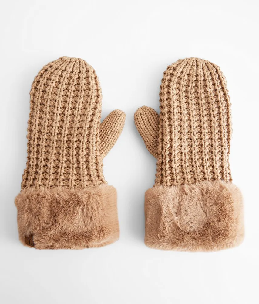 C.C Chunky Knit Mittens