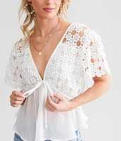 Crochet Peplum Top