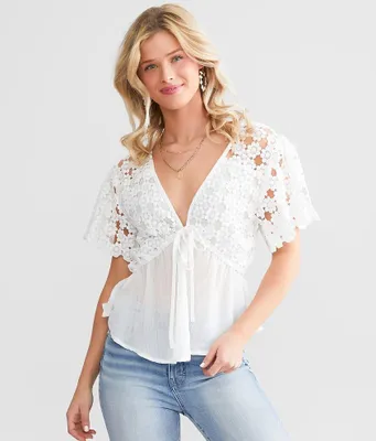 Crochet Peplum Top