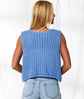 Chunky Knit Sweater Vest