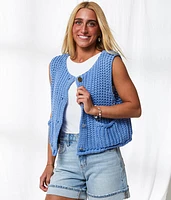 Chunky Knit Sweater Vest