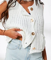 Chunky Knit Sweater Vest