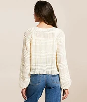 Ruffle Pleated Top