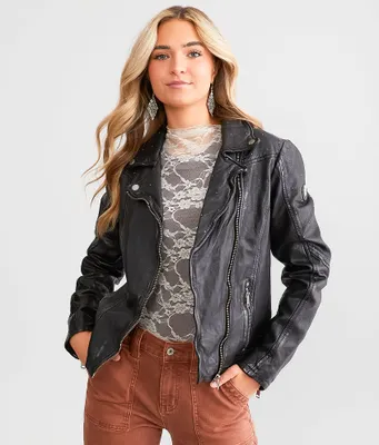 Mauritius Asymmetrical Leather Jacket