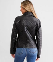 Breana Quilted Leather Jacket
