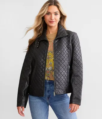 Mauritius Breana Quilted Leather Jacket