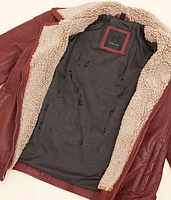Jenja Sherpa Leather Jacket