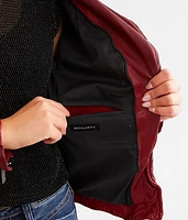 Wani Star Studded Leather Jacket