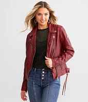 Wani Star Studded Leather Jacket