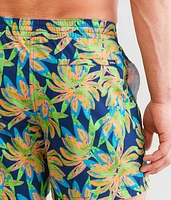 The Ocean Flowers Stretch Swim Trunks