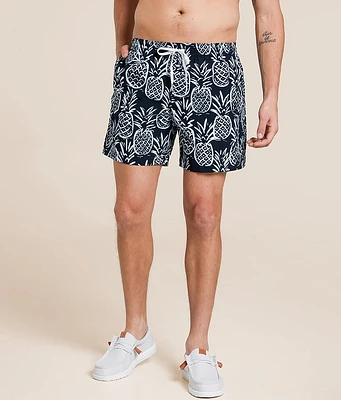 The Midnight Thigh-N Stretch Swim Trunks
