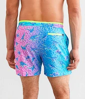 The Dino Delights Stretch Swim Trunks