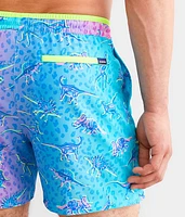 The Dino Delights Stretch Swim Trunks