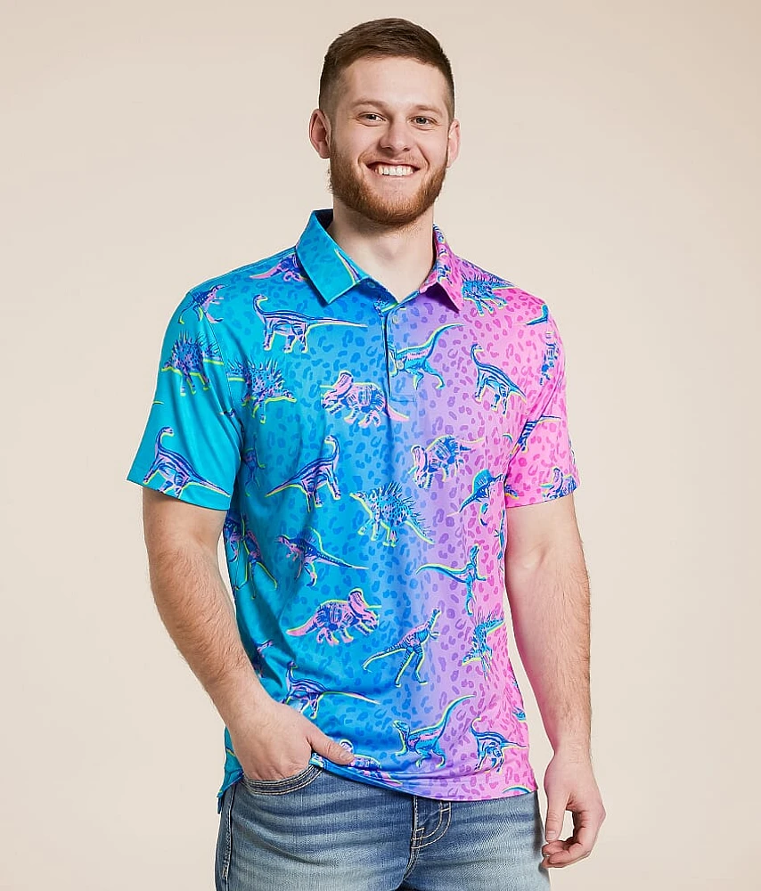 The Dino Delight Performance Polo