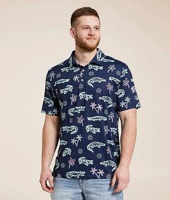 The Neon Glade Performance Polo