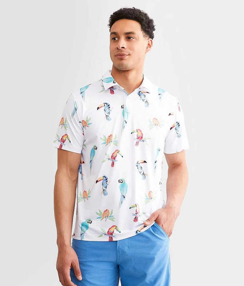 The Dude Where's Macaw Performance Polo