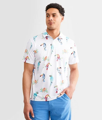 The Dude Where's Macaw Performance Polo