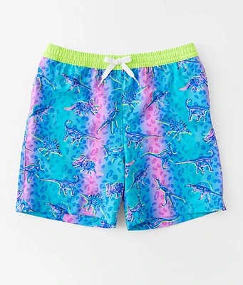 Boys - The Dino Delights Stretch Swim Trunks