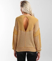 Pieced Open Back Top