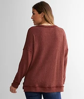 Waffle Knit Top