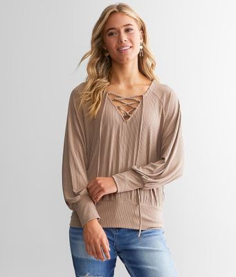Daytrip Lace-up Top