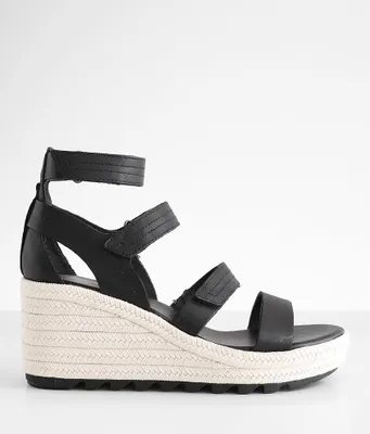 Sorel Cameron Wedge Leather Sandal