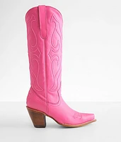 Hot Pink Western Leather Boot