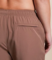 Solid Stretch Swim Trunks