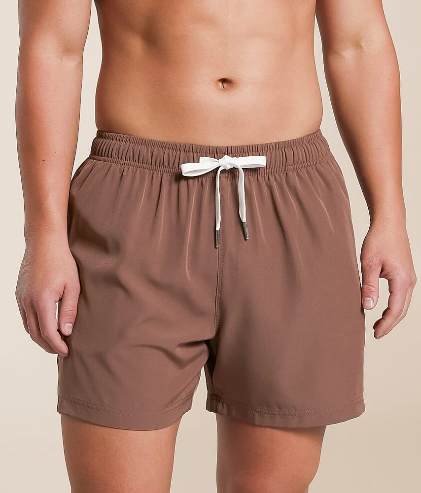 Solid Stretch Swim Trunks