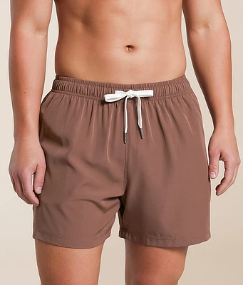 Solid Stretch Swim Trunks