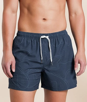 Topo Camo Stretch Swim Trunks
